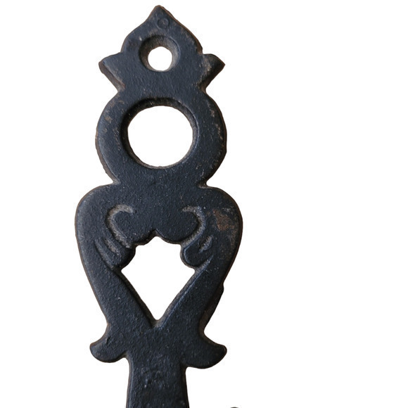 Vintage Tile and Iron with Saying Raised Trivet Pot Stand Wall Kitchen Décor - Picture 7 of 9